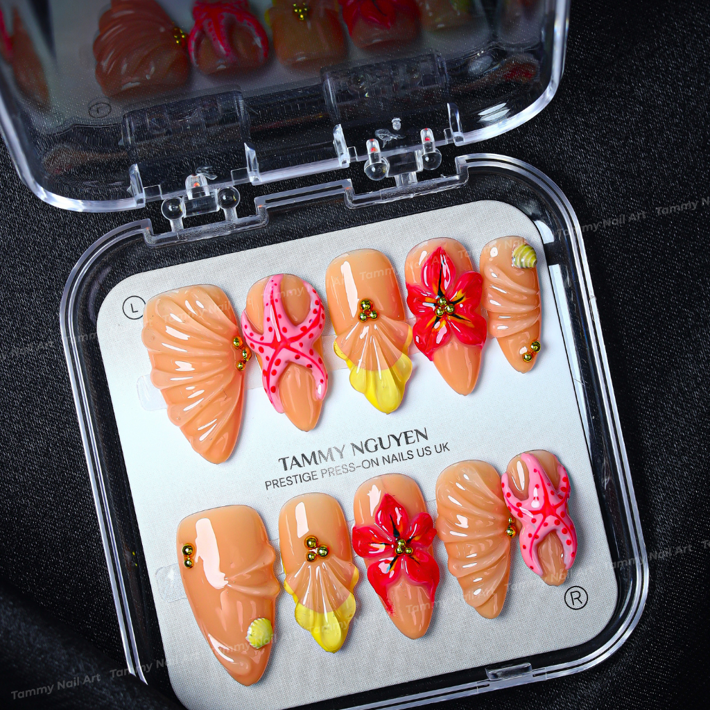 Press-on Nails Tropical Treasure