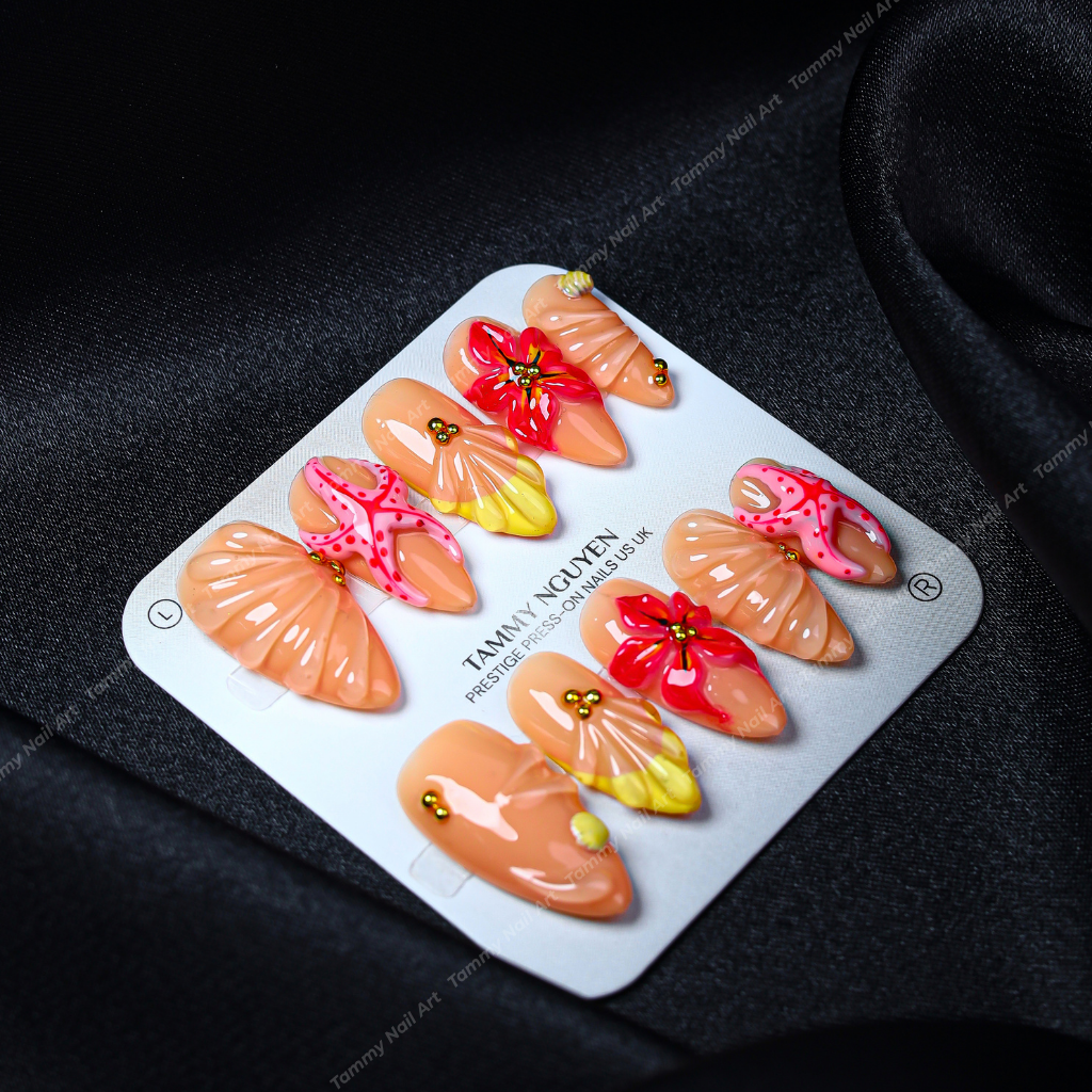 Press-on Nails Tropical Treasure