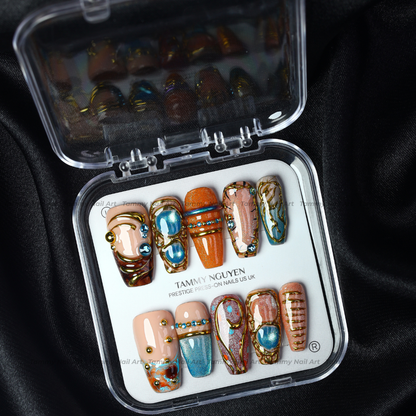Press-on Nails Haunted Gem