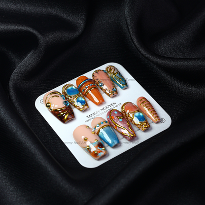 Press-on Nails Haunted Gem