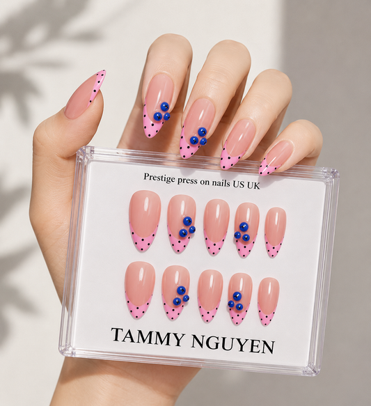 Press On Nail Cute Blueberry
