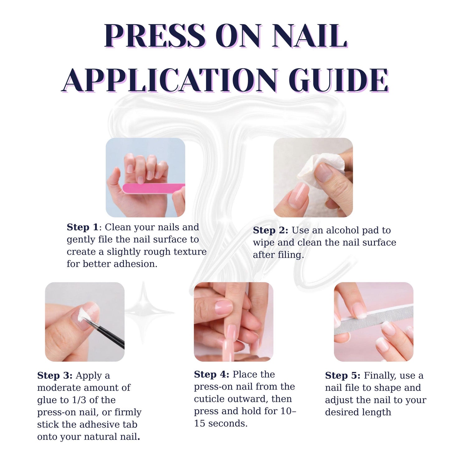 Press-on Nails Blush Spritz
